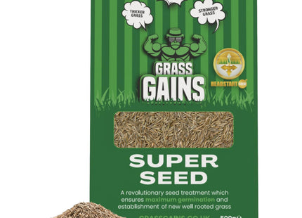Grass Gains Lawn Seed Pet and Child-Friendly Gardens 500g