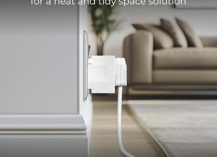 Masterplug 3g 13A Fused Multisocket Adaptor White