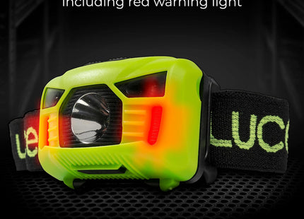 Masterplug Luceco LED Inspection Head Torch with USB and Pir Motion Sensor, 5 Light Modes, 150lm IK04