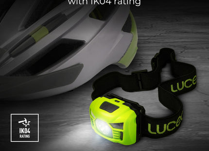 Masterplug Luceco LED Inspection Head Torch with USB and Pir Motion Sensor, 5 Light Modes, 150lm IK04