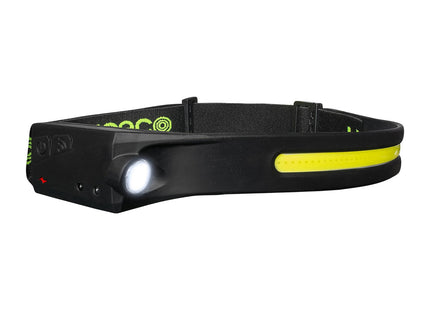 Masterplug Luceco LED Flexible Head Torch with USB and Pir Motion Sensor, 4 Light Modes, 350lm LILHF35P65