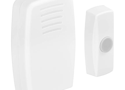 Masterplug Wireless Push Button DoorBell with a 30 Metre Range, Battery Operated