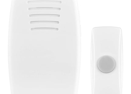 Masterplug Wireless Push Button DoorBell with a 30 Metre Range, Battery Operated