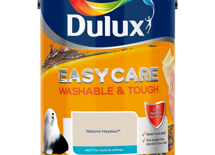 Dulux Easycare Washable & Tough Matt Emulsion Paint - Natural Hessian - 5 Litre