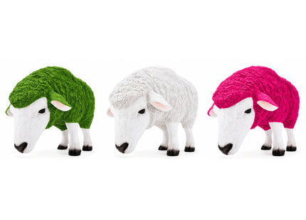 Ewe-Neek Decorative Grazing Sheep Garden Ornament - Custard The Yellow Sheep