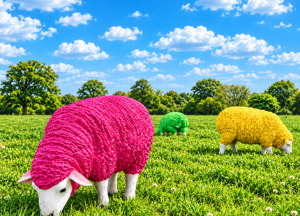 Ewe-Neek Decorative Grazing Sheep Garden Ornament - Tiff The Blue Sheep