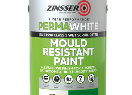 Zinsser Perma-White Interior Paint Satin 1 Litre