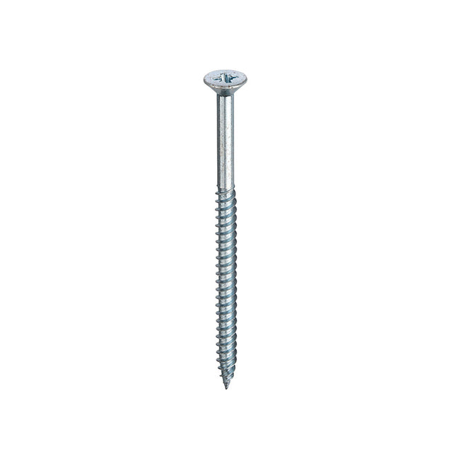 Unifix Twinthread Woodscrews Pozi Countersunk  Head Bright Zinc Plated - 1200 Pieces for Trade