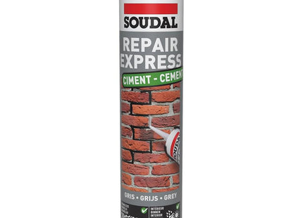Soudal Repair Express Cement - Beige, 290ml - 128000