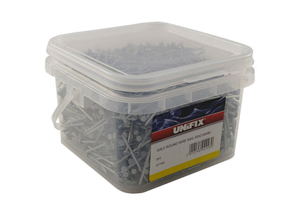 Unifix Galvanised Round Wire Nails - 5Kg Tub - 65 x 2.65mm (Box of 2)