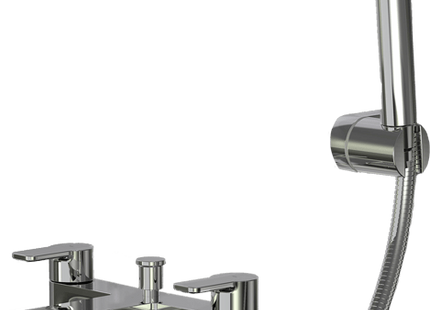 McAlpine Forsa 2 Tap Hole Shower Mixer Tap Chrome Plated BSM-F
