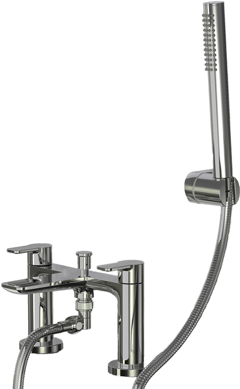 McAlpine Forsa 2 Tap Hole Shower Mixer Tap Chrome Plated BSM-F
