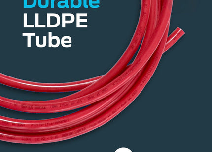 John Guest Speedfit 12mm LLDPE Tube Red (3 Metre)