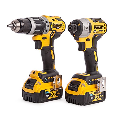 DEWALT Dck2500P2B Xr Brushless Tool Connect Twin Pack 18V 2 X 5.0Ah Li-Ion
