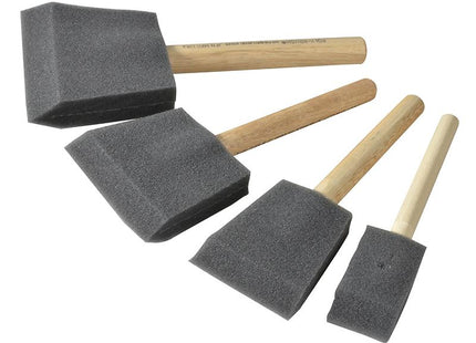 Foam Brush Set (1 2 3 & 4In) (Two Sets)