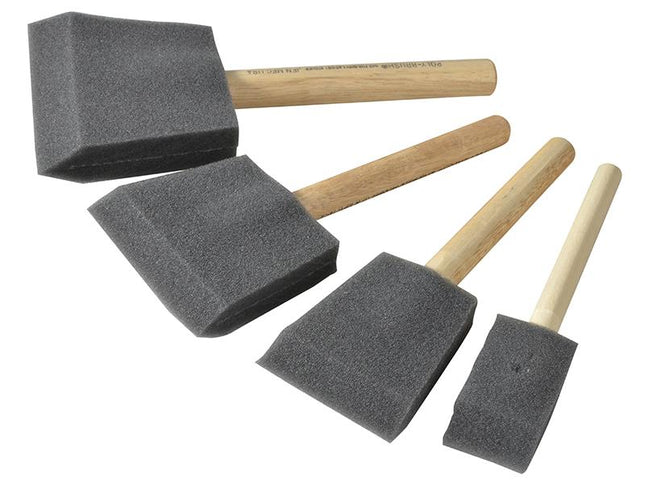 Foam Brush Set (1 2 3 & 4In) (Two Sets)