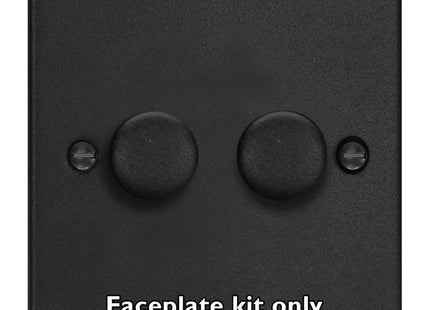 Varilight 2-Gang Matrix Kit For Rotary Dimmers  Matt Black
