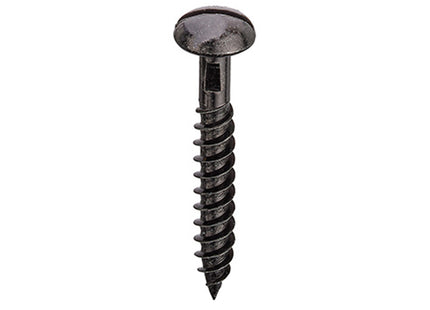 Unifix Woodscrews Slotted Round Head Black Japanned - 8G x 1.1/4" (4.0 x 30Mm) (Box of 200)