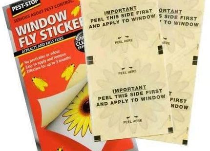 Pest-Stop Systems Window Fly Stickers Pack Of 12