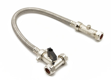 Primaflow VCFL Filling Loop - Tee, Push Fit, Brass - 307417