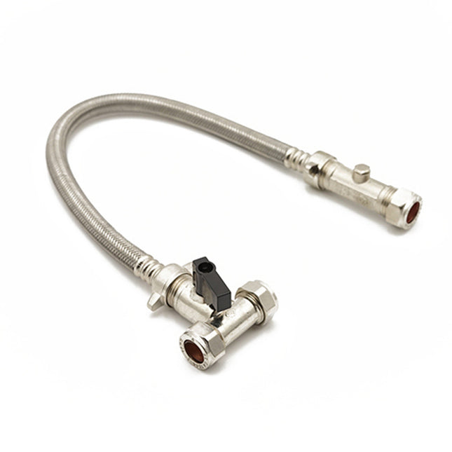 Primaflow VCFL Filling Loop - Tee, Push Fit, Brass - 307417