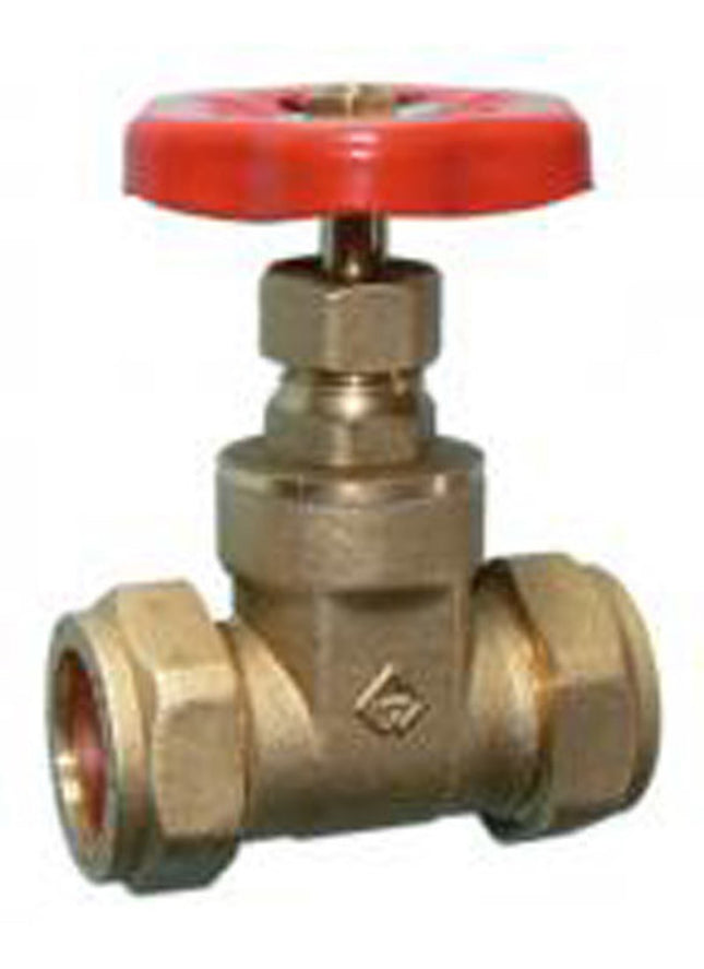 Primaflow Brass Gate Valve 28mm - 302272 - Economy