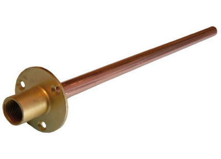 Primaflow Wallplate 1/2" With 15mm Cu Tube X 350mm - 101328 - Essential for Plumbing