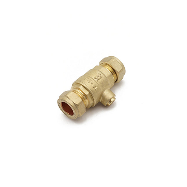 Primaflow QQM Iso Valve 15mm Brass - Full Flow