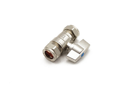 Primaflow QQPL Isoplus Isolation Valve 15mm Chrome - BHISO15 - Essential for Plumbing
