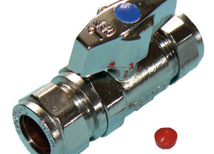 Primaflow QQPL Isoplus Isolation Valve 15mm Chrome - BHISO15 - Essential for Plumbing