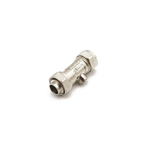 Primaflow QS Service Valve Strt 15mm x 1/2" Chrome - 304807 - Essential for Plumbing