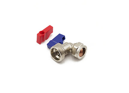 Primaflow QW Wash Mac Valve - Angle 15mm x 3/4" CP - 392415