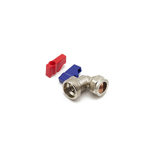 Primaflow QW Wash Mac Valve - Angle 15mm x 3/4" CP - 392415