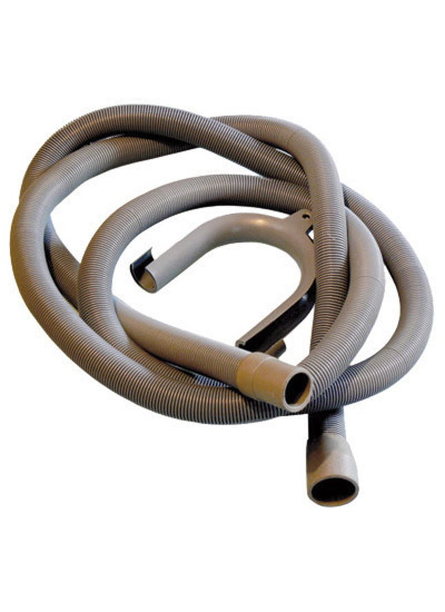 Primaflow Wash Mach Outlet Hose With Crook - 1.5m Grey - CVDD150GB