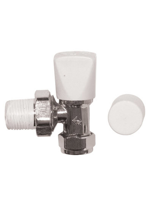 Primaflow 10Mm Angle Ls+Wh Rad Valve Chrome - 312850 - Perfect for Radiator Systems