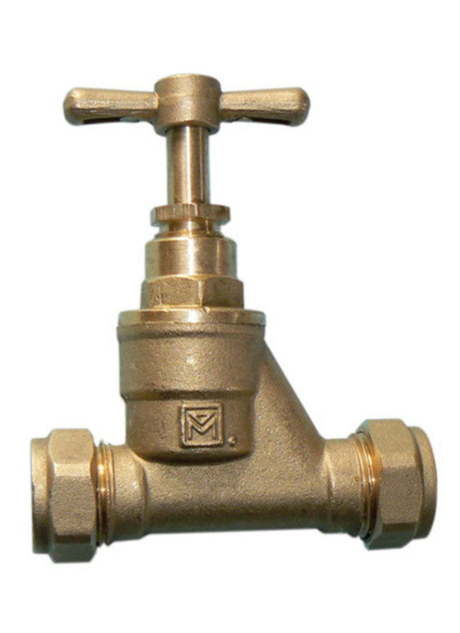 Primaflow VS Brass Stopcock 22mm - 301611 - Essential for Plumbing