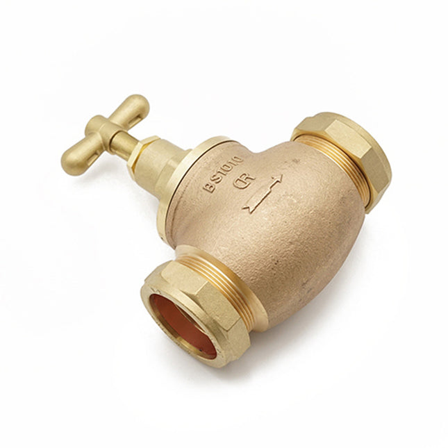 Primaflow Brass Stopcock 54mm EN1213 - SC54 for Plumbing