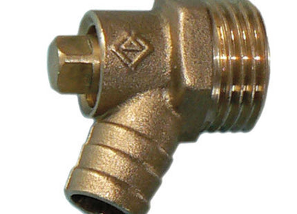 Primaflow Vdb Brass Draw-Off Cock B-Type 15mm - 303330 - Essential for Plumbing