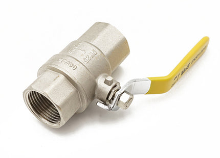Primaflow QLF Yellow Lever Ball 1"FxF - 101420 - Reliable for Plumbing