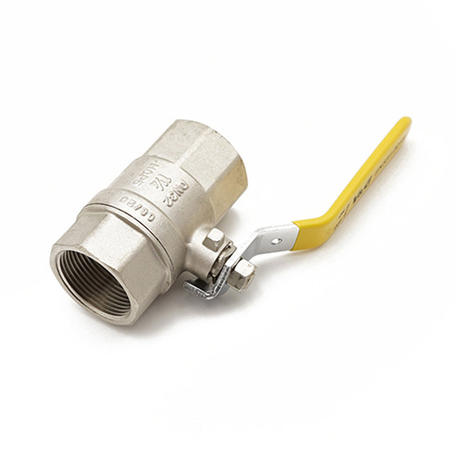 Primaflow QLF Yellow Lever Ball Valve PN25 1.1/4" FxF - 101425 - Reliable for Plumbing