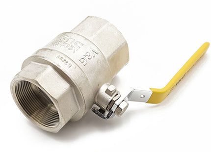 Primaflow QLF Yellow Lever Ball Valve PN25 2" FxF - 101435