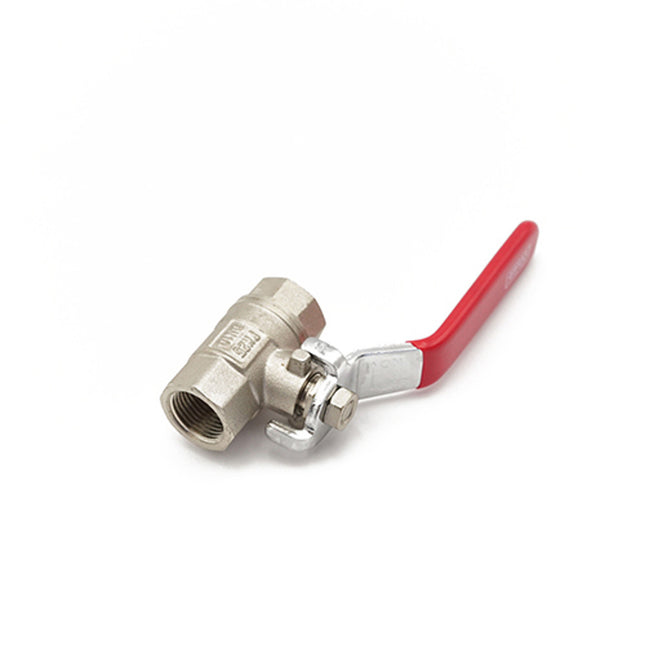Primaflow QLF Red Lever Ball Valve PN25 3/8" FxF - 101305 - Reliable Plumbing Solution