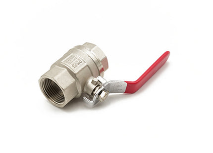 Primaflow Qlf Red Lever Ball Valve PN25 1" FxF - 101320