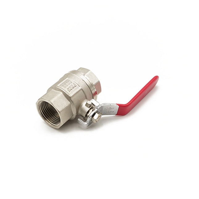 Primaflow Qlf Red Lever Ball Valve PN25 1" FxF - 101320