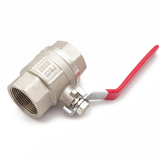 Primaflow QLF Red Lever Ball Valve PN25 1.1/4" FxF - 104339