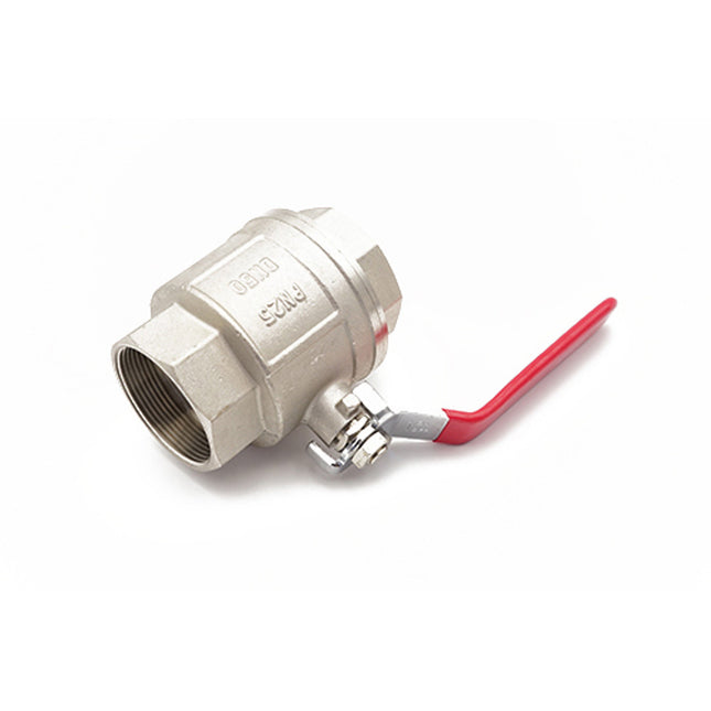Primaflow QLF Red Lever Ball Valve PN25 2" FxF - 104349