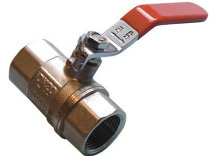 Primaflow QLF Red Lever Ball Valve PN25 2" FxF - 104349