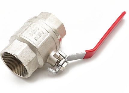 Primaflow QLF Red Lever Ball Valve PN16 2.1/2" FxF - BVL212 for Plumbing