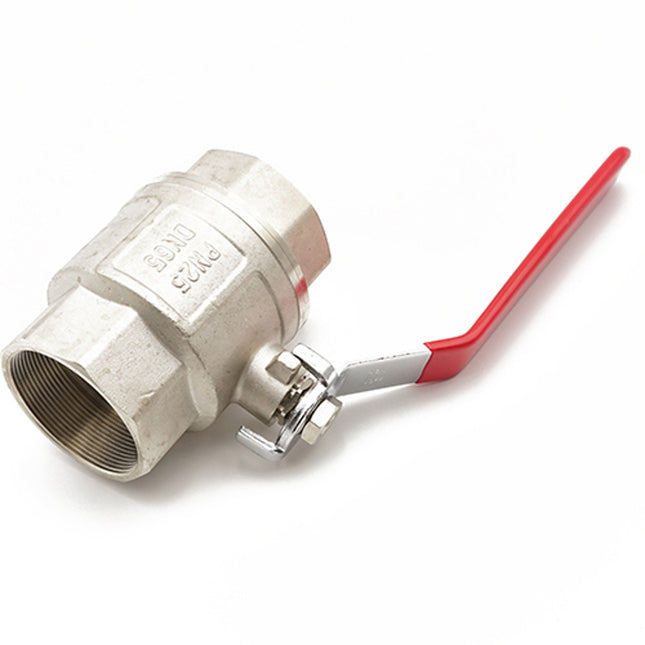 Primaflow QLF Red Lever Ball Valve PN16 2.1/2" FxF - BVL212 for Plumbing