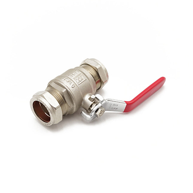 Primaflow QLC Red Lever Ball Valve PN25 28mm CxC - 102210